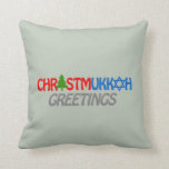 CHRISTMUKKAH GREETINGS -.png Throw Pillow<br><div class="desc">Designs & Apparel from LGBTshirts.com Browse 10, 000  Lesbian,  Gay,  Bisexual,  Trans,  Culture,  Humour and Pride Products including T-shirts,  Tanks,  Hoodies,  Stickers,  Buttons,  Mugs,  Posters,  Hats,  Cards and Magnets.  Everything from "GAY" TO "Z" SHOP NOW AT: http://www.LGBTshirts.com FIND US ON: THE WEB: http://www.LGBTshirts.com FACEBOOK: http://www.facebook.com/glbtshirts TWITTER: http://www.twitter.com/glbtshirts</div>