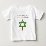 CHRISTMUKKAH TREE BABY T-Shirt<br><div class="desc">Holiday Humour T-shirts and Apparel Funny Holiday Gear: T-shirts,  Hoodies,  Stickers,  Buttons,  and gifts.</div>