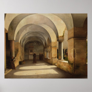 Christoffer Wilhelm Eckersberg - The Cloisters Poster