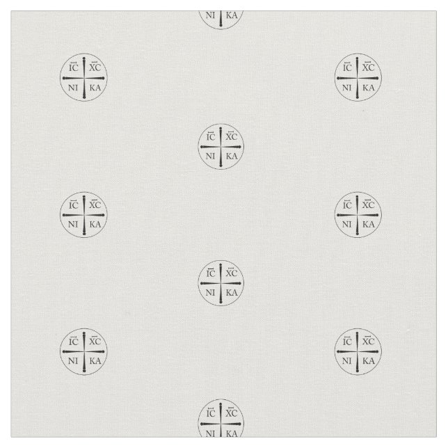 Christogram ICXC NIKA Fabric (Close Up)