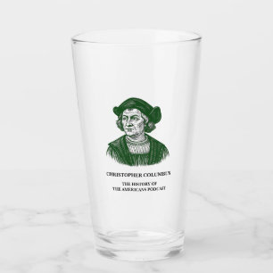 Christophe Colomb en verre à pinte
