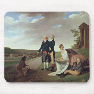 Christophe-Philippe Oberkampf and family Mouse Pad