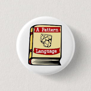 Christopher Alexander A Pattern Language Book Pin