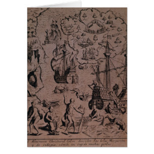 Christopher Colombus discovering the islands