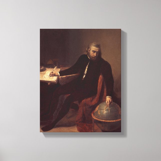 Christopher Columbus, 1839 Canvas Print (Front)