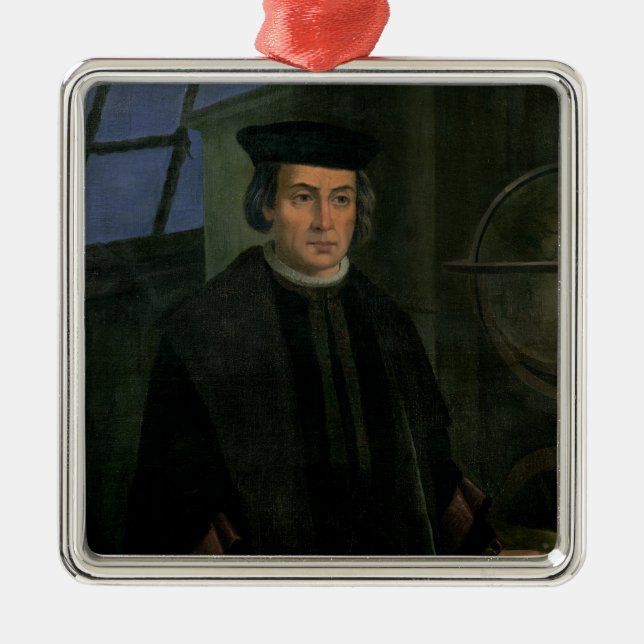 Christopher Columbus Metal Ornament (Front)