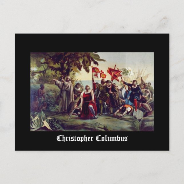 Christopher Columbus Postcard (Front)