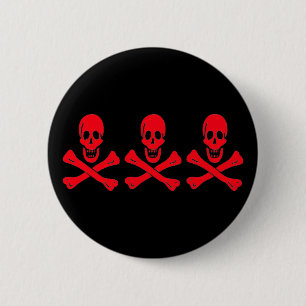 Christopher Condent-Red 2 Inch Round Button