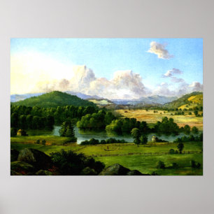 Christopher Cranch: River Running Between Pastures Poster