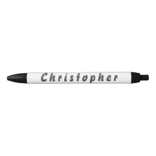 Christopher Kugelschreiber Black Ink Pen