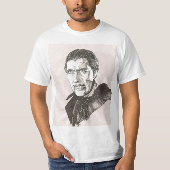 Christopher Lee Dracula T-Shirt (Front)