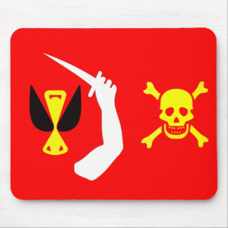 Christopher Moody pirate flag Mouse Pad