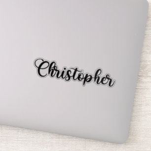 Christopher Name - Handwritten Calligraphy