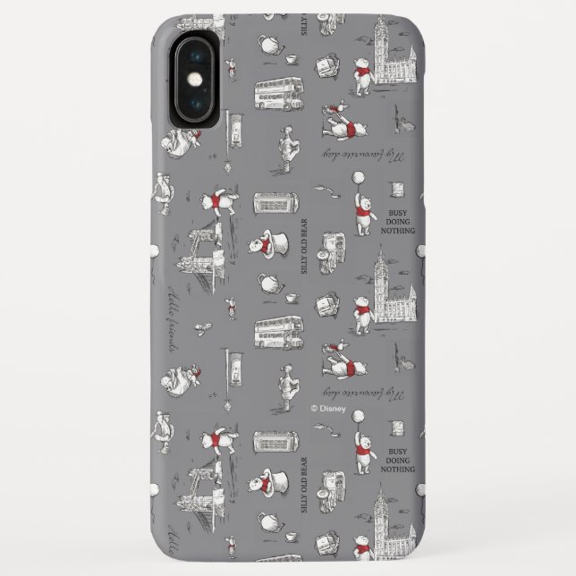 Christopher Robin | Pooh - Hello Friends Pattern Case-Mate iPhone Case (Back)