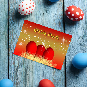 Christos Anesti Carte grecque de Pâques