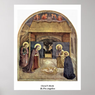 Christ'S Birth By Fra Angelico Poster
