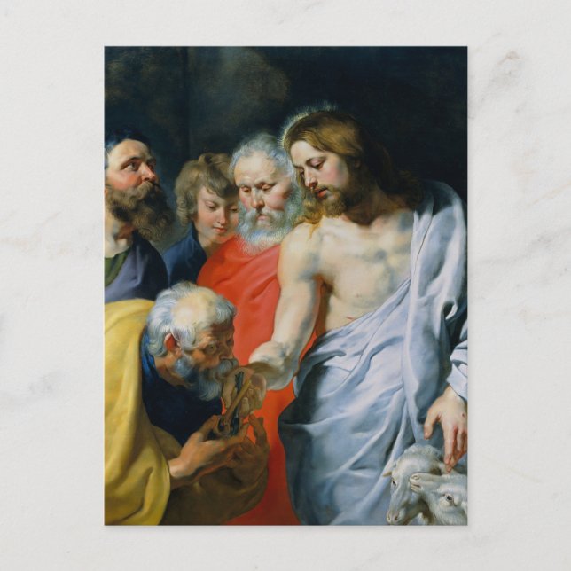 Christ's Charge to Peter by Peter Paul Rubens Postcard (Front)