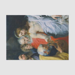 Christ's Charge to Peter by Peter Paul Rubens Tissue Paper