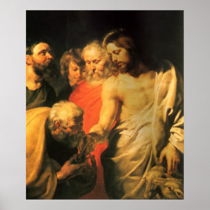 Christ's Charge to Peter by Sir Peter Paul Rubens Poster