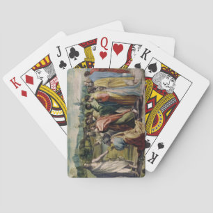 Christ's Charge to St. Peter (cartoon for the Sist Playing Cards