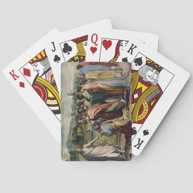 Christ's Charge to St. Peter (cartoon for the Sist Playing Cards (Back)