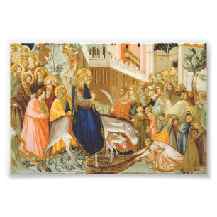 Christ's entry into Jerusalem by Pietro Lorenzetti Photo Print