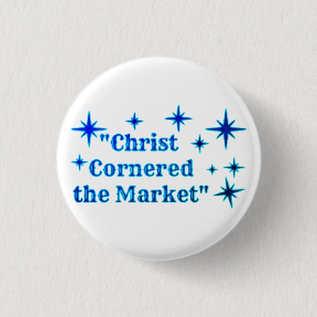 Christs in 1 inch round button (Front)