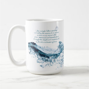 Christ's Redeeming Love Inspirational Quote Coffee Mug