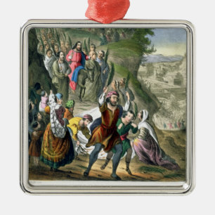 Christ's Triumphal Entry into Jerusalem, from a bi Metal Ornament
