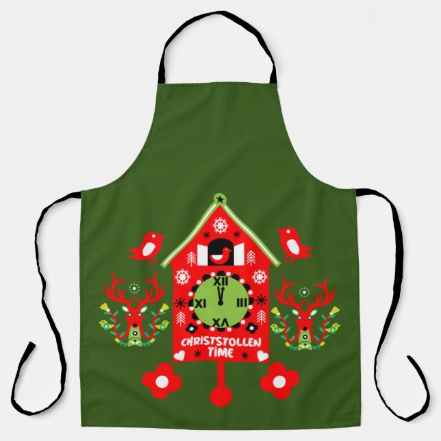 Christstollen Weihnachtsstollen Stollen Xmas Apron (Front)