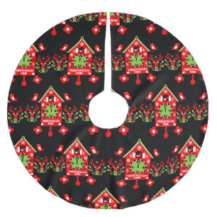 Christstollen Weihnachtsstollen Stollen Xmas Apron Brushed Polyester Tree Skirt