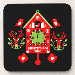 Christstollen Weihnachtsstollen Stollen Xmas Apron Coaster