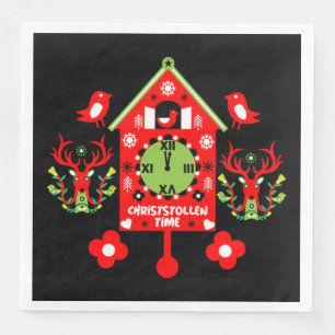Christstollen Weihnachtsstollen Stollen Xmas Apron Napkin