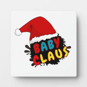 Chritsmas baby Claus Plaque