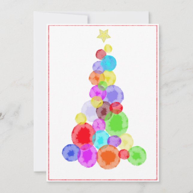Chritsmas tree Carte de vacances (Devant)