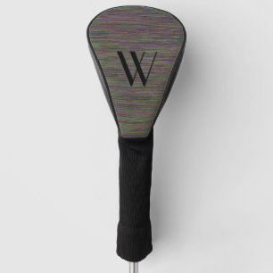 Chroma Denim Look Monogram / Initialized Golf Head Cover