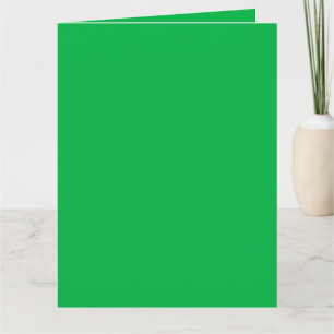 Chroma key colour Green Card