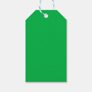 Chroma key colour Green Gift Tags