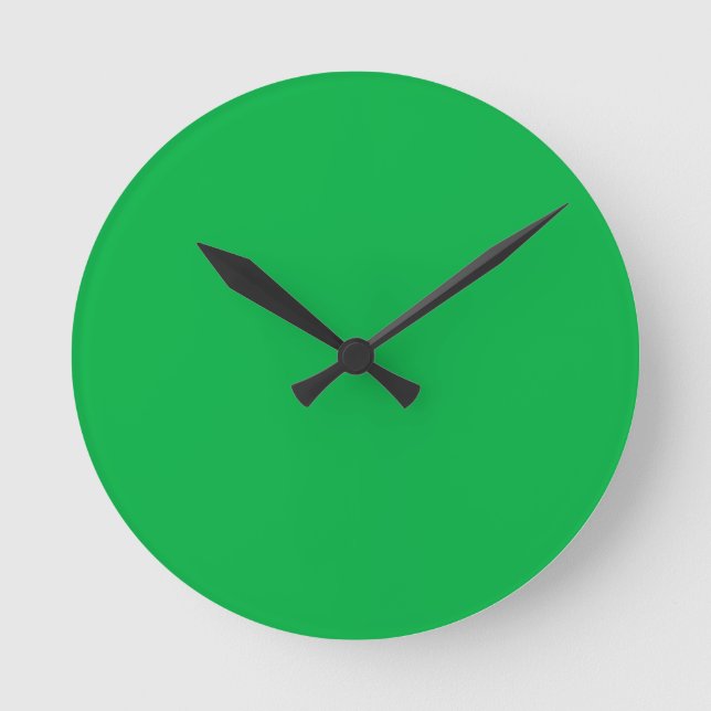 Chroma key colour Green Round Clock (Front)