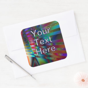 Chroma Rays Square Sticker