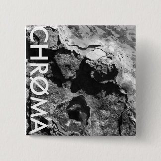 CHRØMA RUST BADGE 2 INCH SQUARE BUTTON