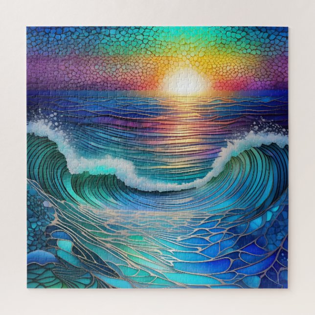 Chroma Sea Seascape Jigsaw Puzzle (Vertical)