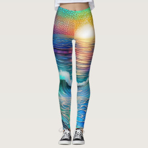 Chroma Sea Seascape Leggings