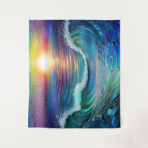 Chroma Sea Seascape Tapestry