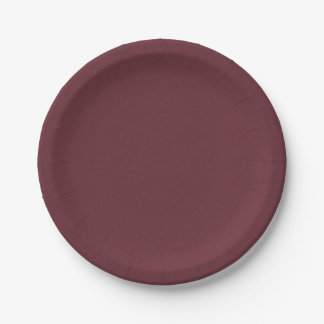 Chroma Textura - Assiette en Papier Vin