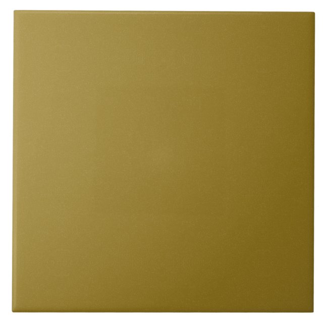 Chroma Textura - Ochre Ceramic Tile (Front)