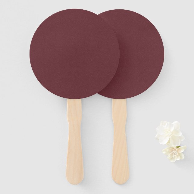Chroma Textura - Wine Hand Fan (Front and Back)