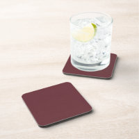 Chroma Textura - Wine Hard Plastic Coaster