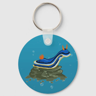 Chromadoris Nudibranch Keychain