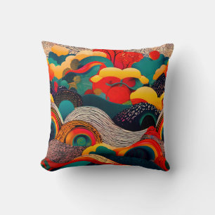 Chromaflow Throw Pillow